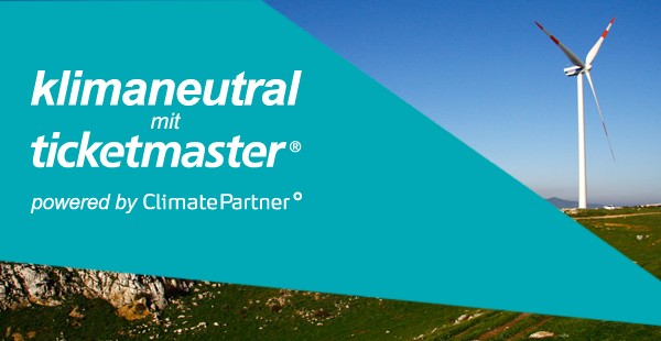 2 Euro for Climate Protection – Ticketmaster is now offering environmentally conscious entertainment at