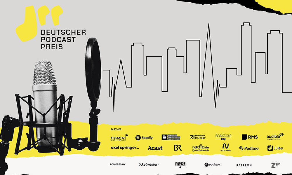 Ticketmaster ist Partner des Deutschen Podcast Preises 2021