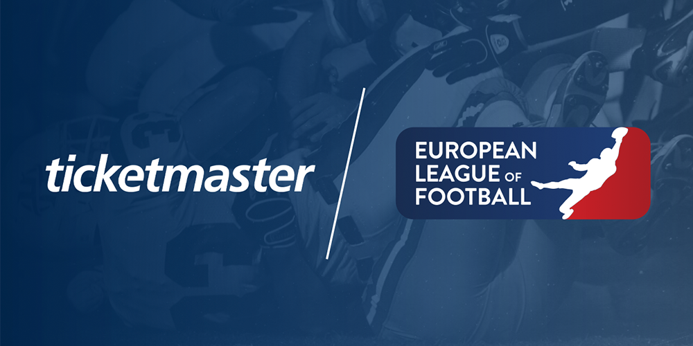 Ticketmaster ist exklusiver Ticketing-Partner der European League of Football