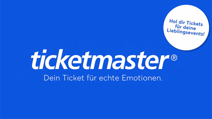 TV-Premiere: Ticketmaster wirbt erstmals im deutschen Fernsehen unter dem Motto „Dein Ticket für echte Emotionen“